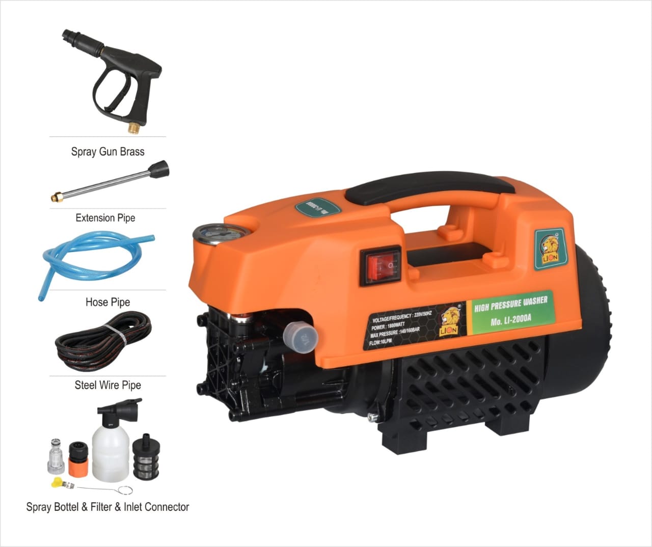 High Pressure Washer - LI-2000A